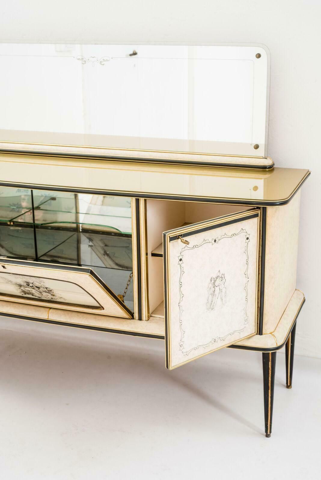 Bar Cabinet By Umberto Mascagni, 1950s photo Furniture