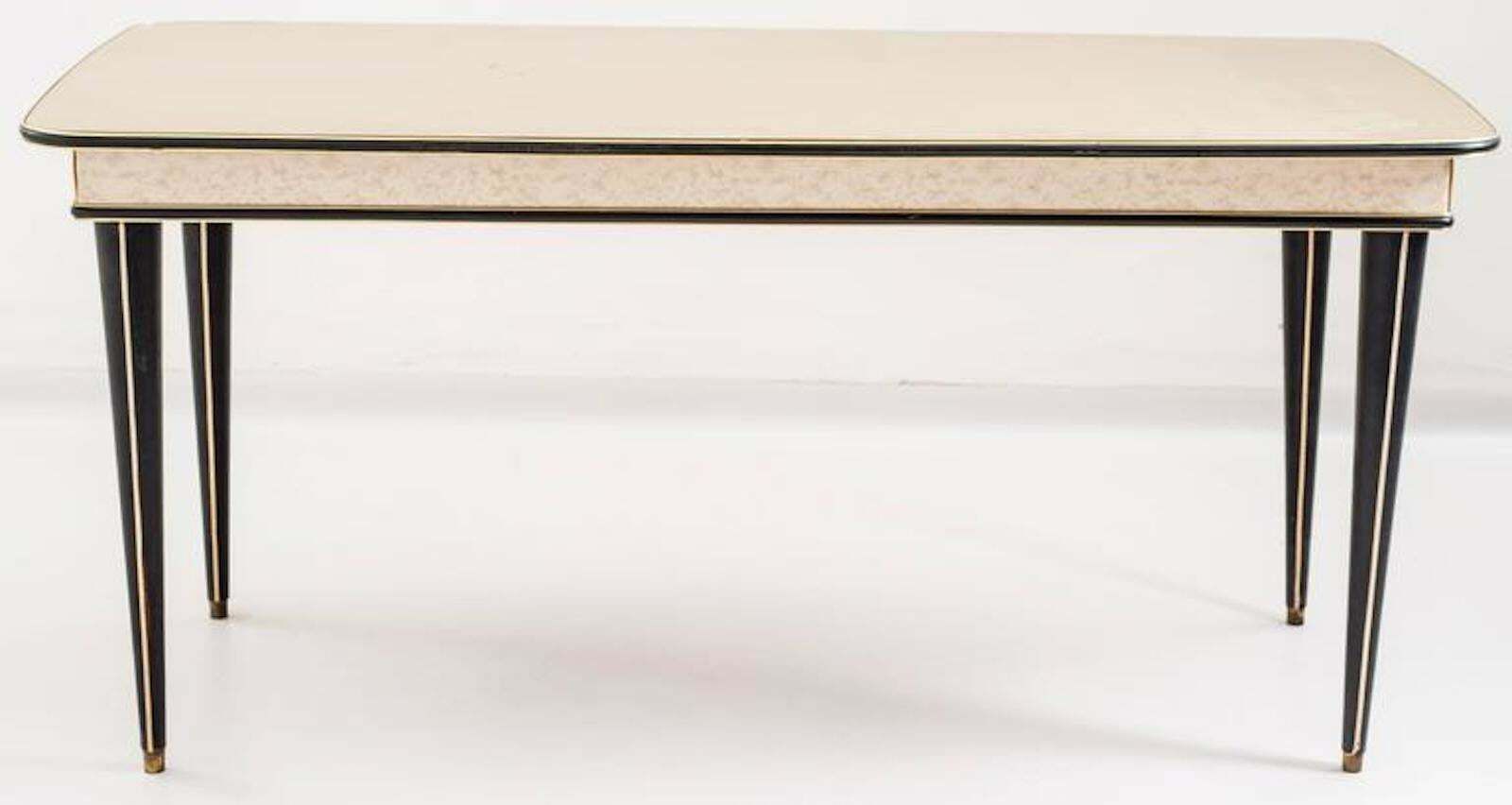 Dining Table And Set Of Six Chairs By Umberto Mascagni, 1950s photo Furniture