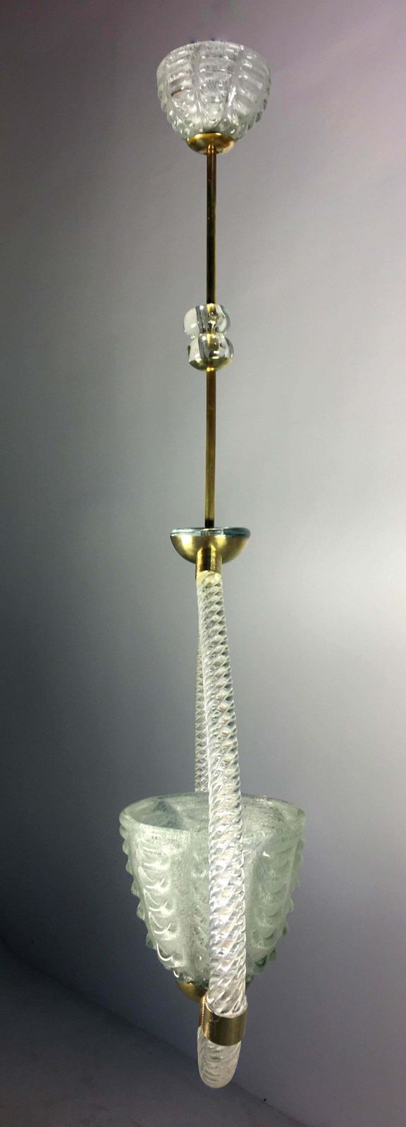 Art Deco Chandelier By Ercole Barovier, Murano, 1940s photo 2821.0