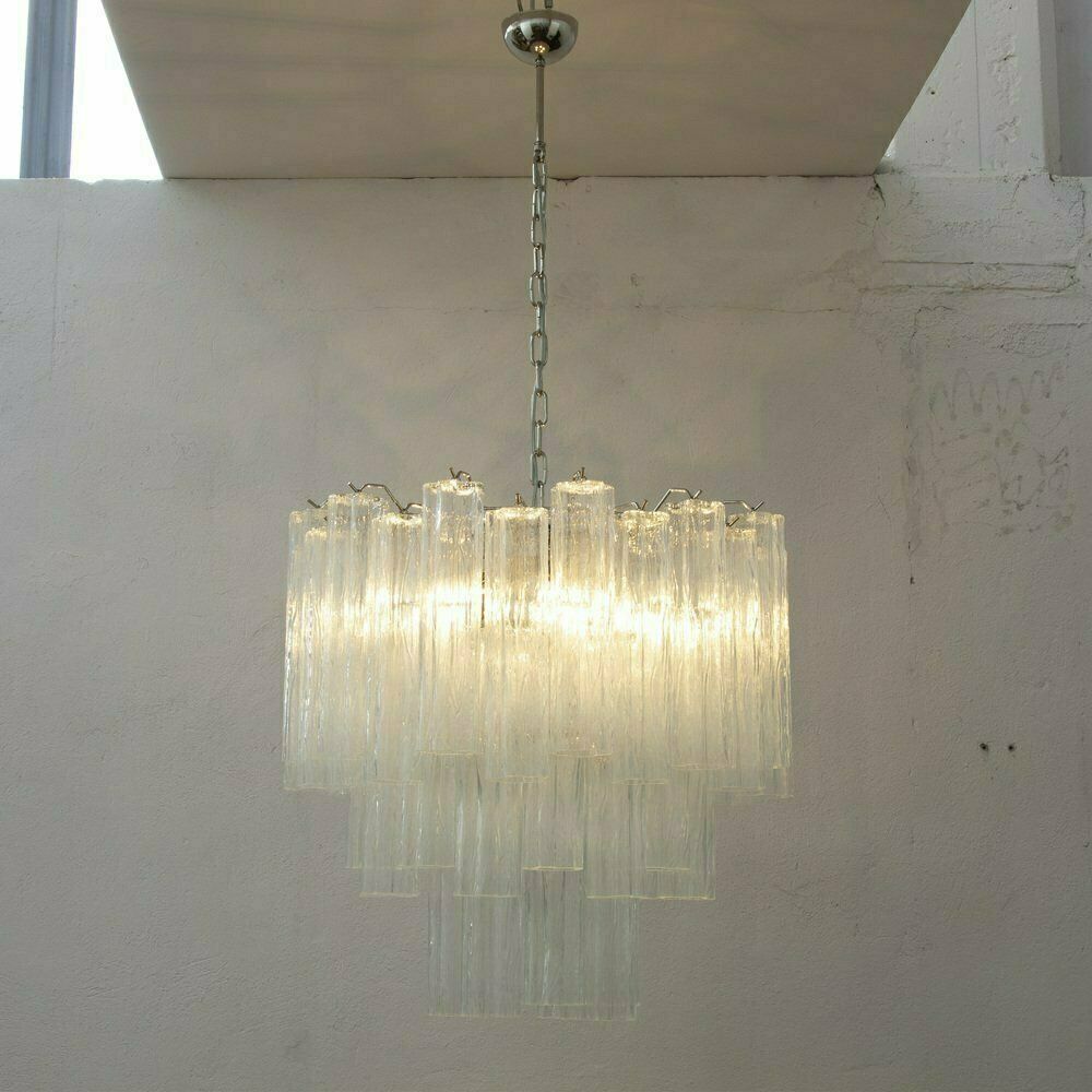 Vintage Italian Murano Glass Chandelier photo for sale