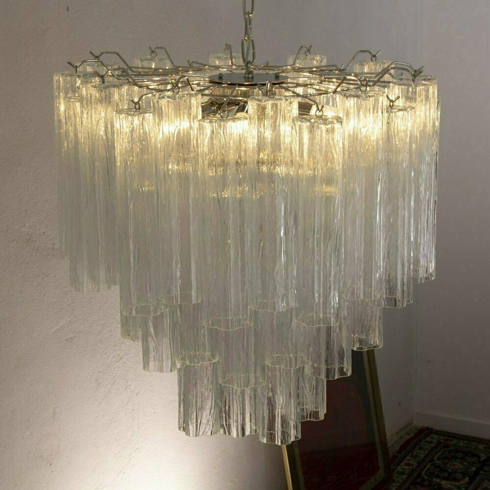 Vintage Italian Murano Glass Chandelier photo vinterior