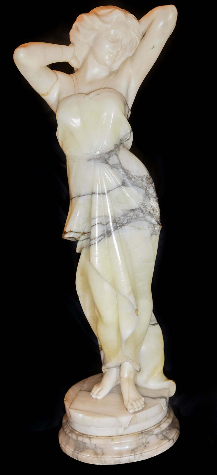 Vain Woman Italian Sculpture, 1890, Italy photo Home Decor