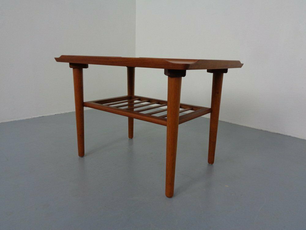 photo furniture Teak Coffee Table By Holger Georg Jensen For Kubus, Denmark, 1960s