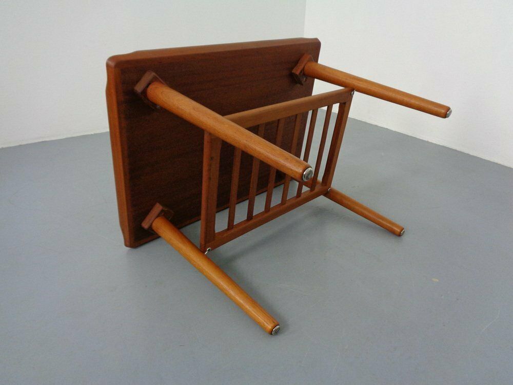 703.0 Teak Coffee Table By Holger Georg Jensen For Kubus, Denmark, 1960s photo
