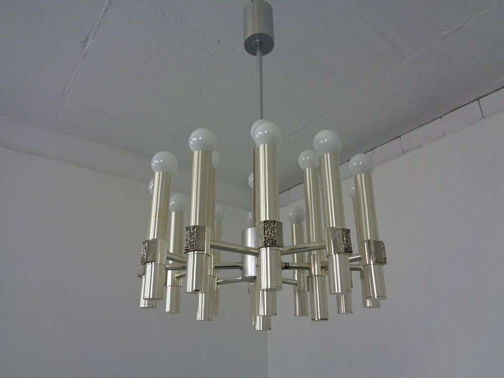 Italian Sputnik Chandelier By Angelo Brotto For Esperia, 1960s photo 1273.0