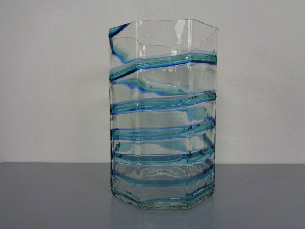Large French Filigree Vase In Crystal Glass, 1960s photo furniture