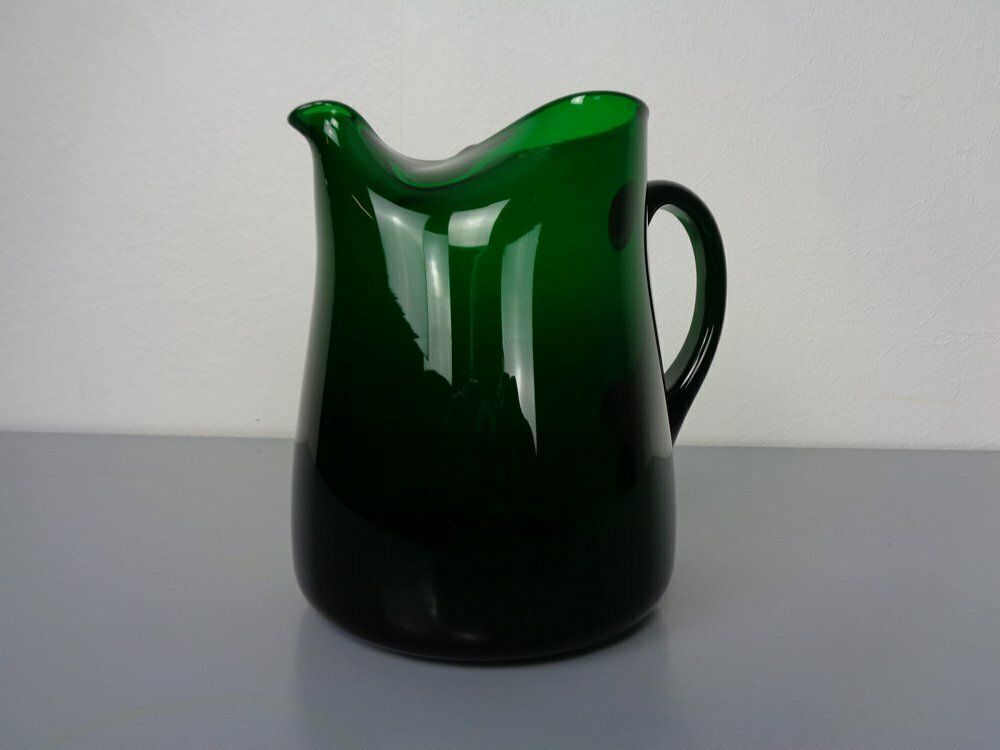 photo furniture Italian Green Glass Decanter & Tumbler, 1960s, Set Of 7