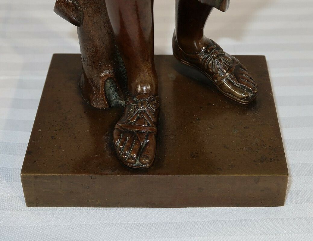 photo furniture Bronze "Diane De Gabies" After Praxiteles, Signed C. Sauvage, Early 19th Century