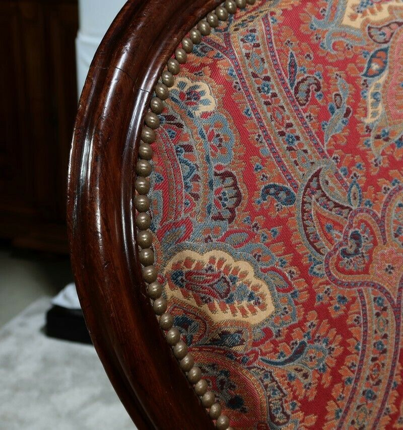 Small Mahogany Shepherdess In Louis XV Style, Napoleon III Period, Mid 19th Century photo vinterior