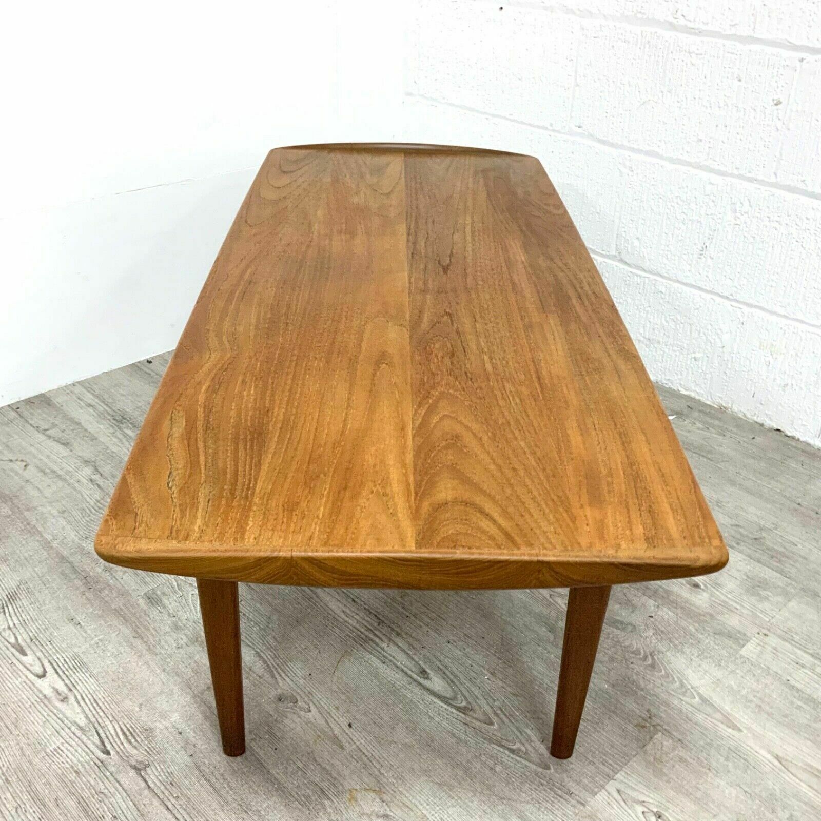Danish Solid Teak Coffee Table By Edvard Kindt Larsen For France And Son photo buy