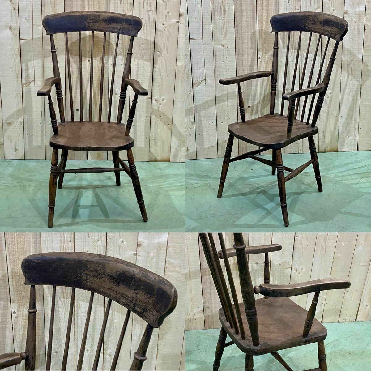 English Elm Armchair Late 19th Century photo furniture