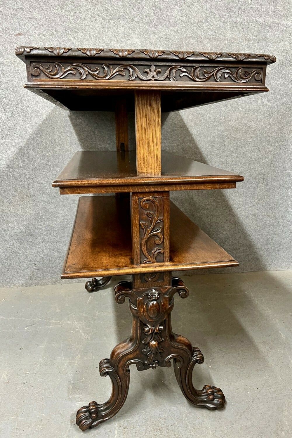 Antique Rise And Fall Dumb Waiter Buffet photo furniture