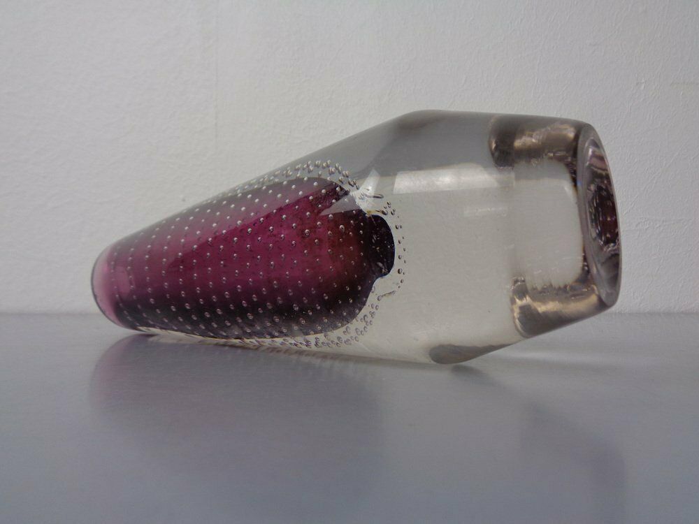 Glass Vase By Gunnel Nyman For Nuutajarvi Notsjo, Finland, 1940s photo vintage