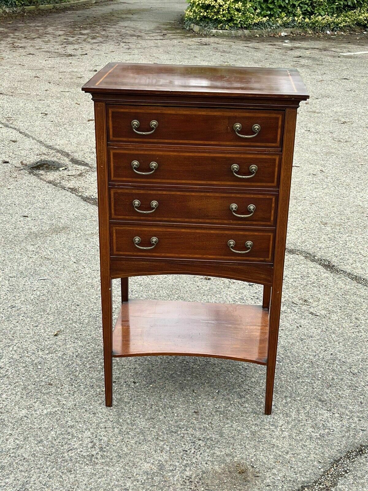 Exwardian Inlaid Mahogany Filing Drawers photo for sale