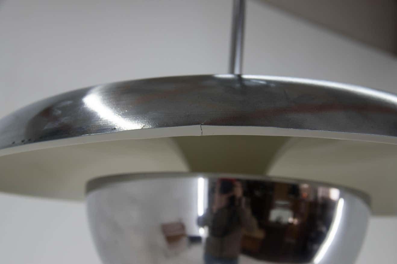 Rare Bauhaus Chandelier By Ias, 1930s, Restored photo vinterior