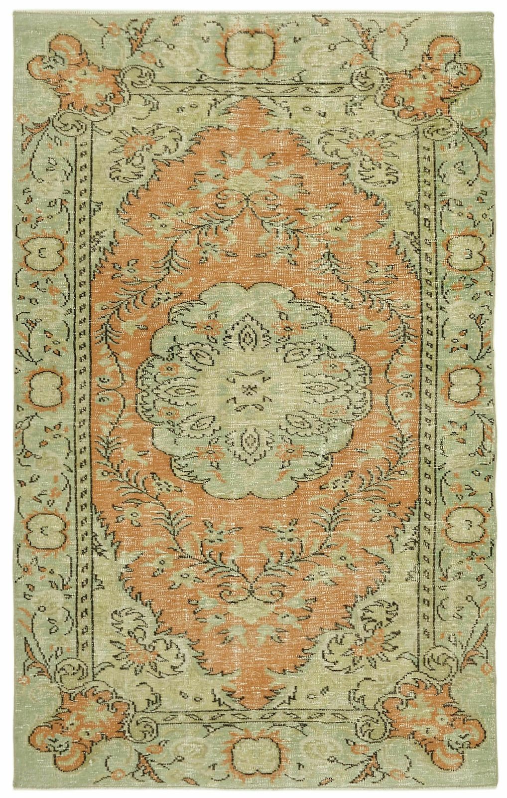 Handmade Turkish 1980's 160 Cm X 251 Cm Vintage Area Rug