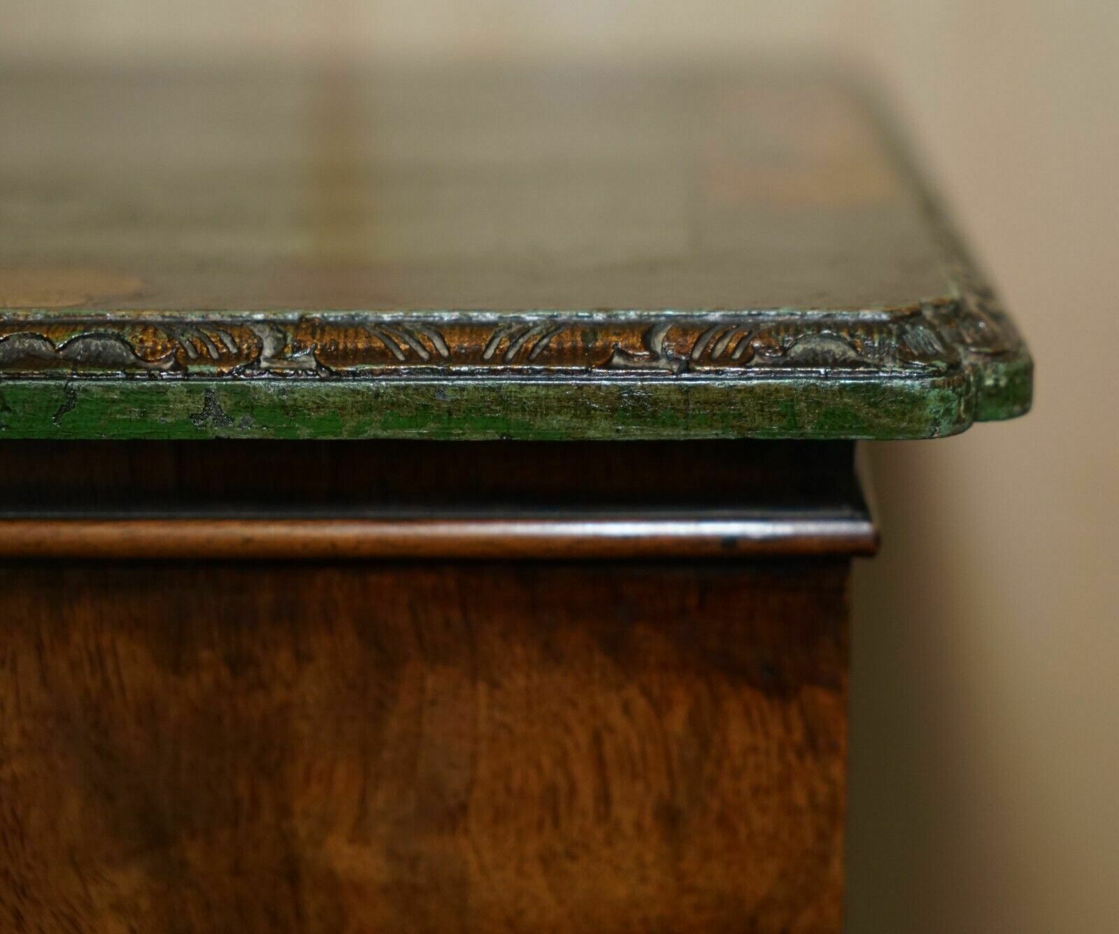 Fine Antique Victorian Chinese Chinoiserie Hand Painted Side End Lamp Wine Table photo 1500.0