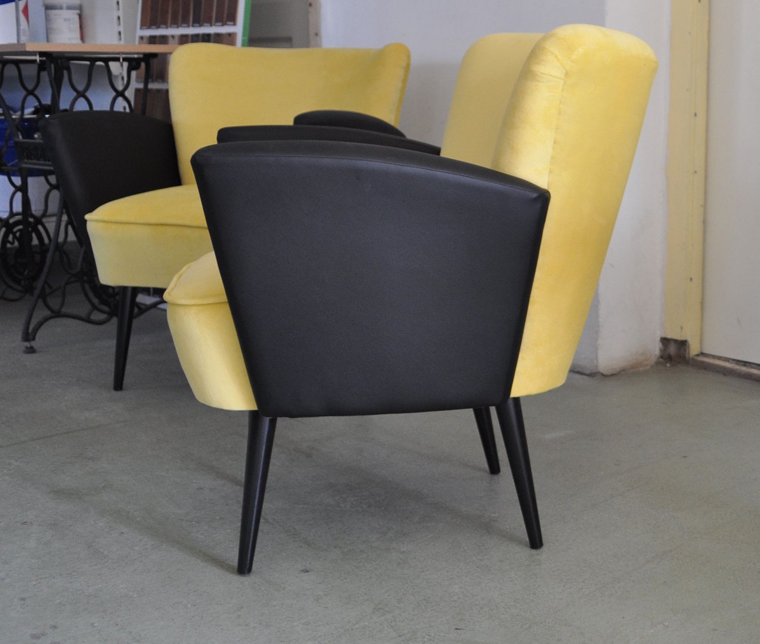 Midcentury Cocktail Chairs, Pair photo Furniture