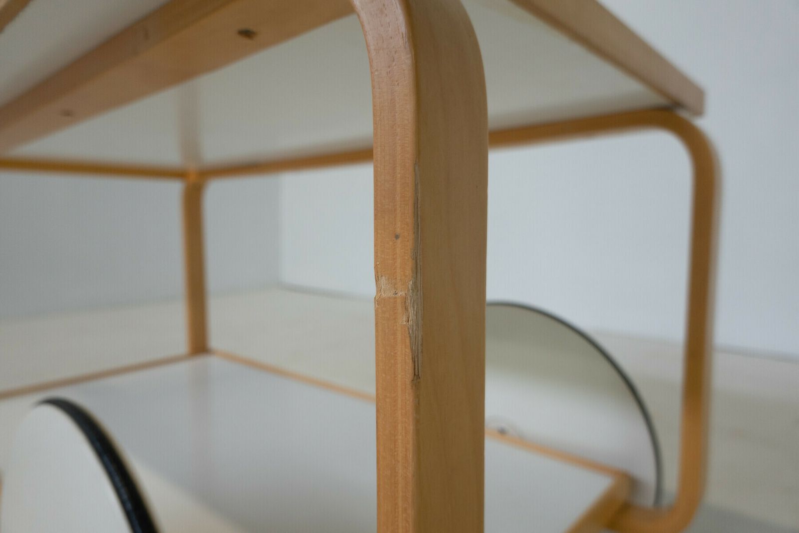 photo furniture Mid Century Modern "901" Serving Trolley By Alvar Aalto