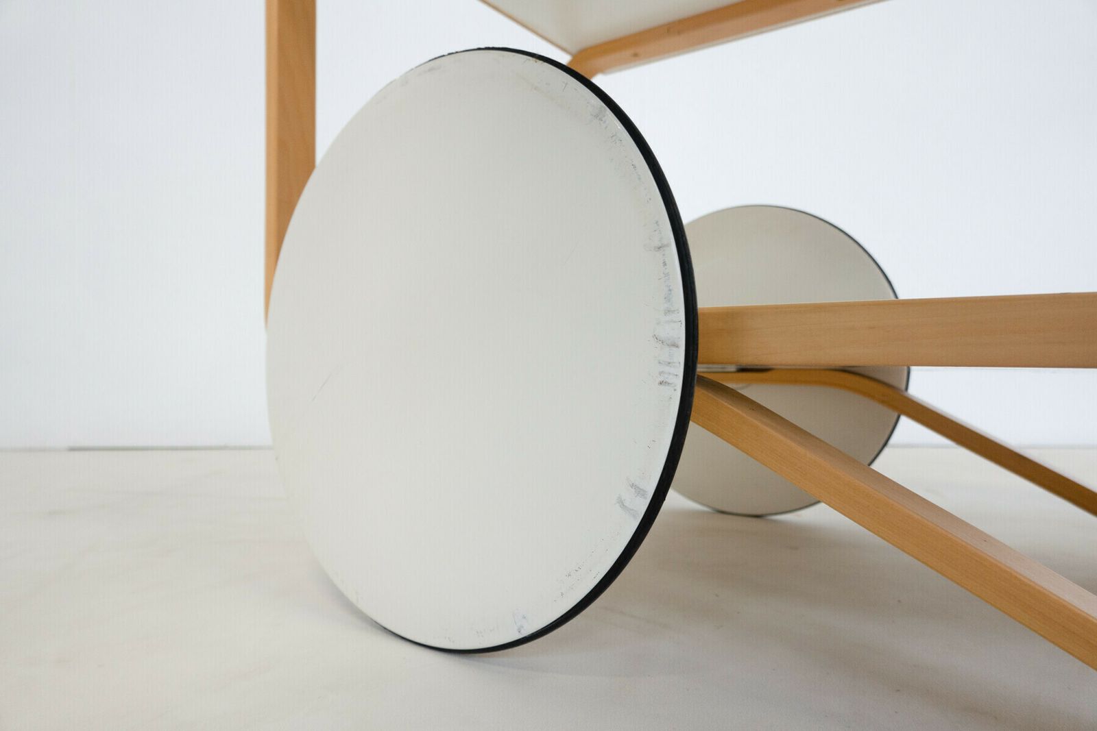 Furniture Mid Century Modern "901" Serving Trolley By Alvar Aalto photo