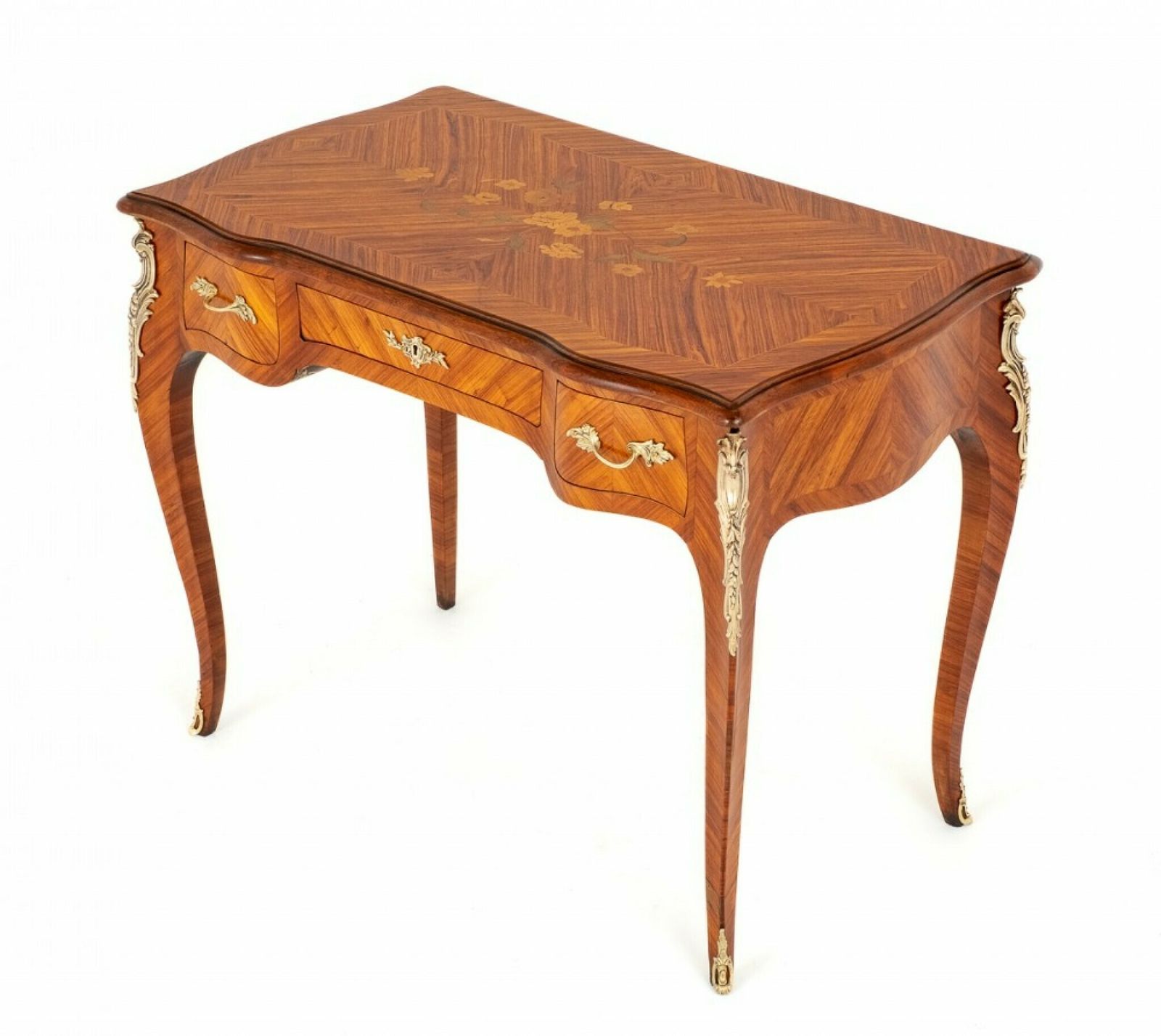 French Bureau Plat Desk Kingwood Antiques photo furniture