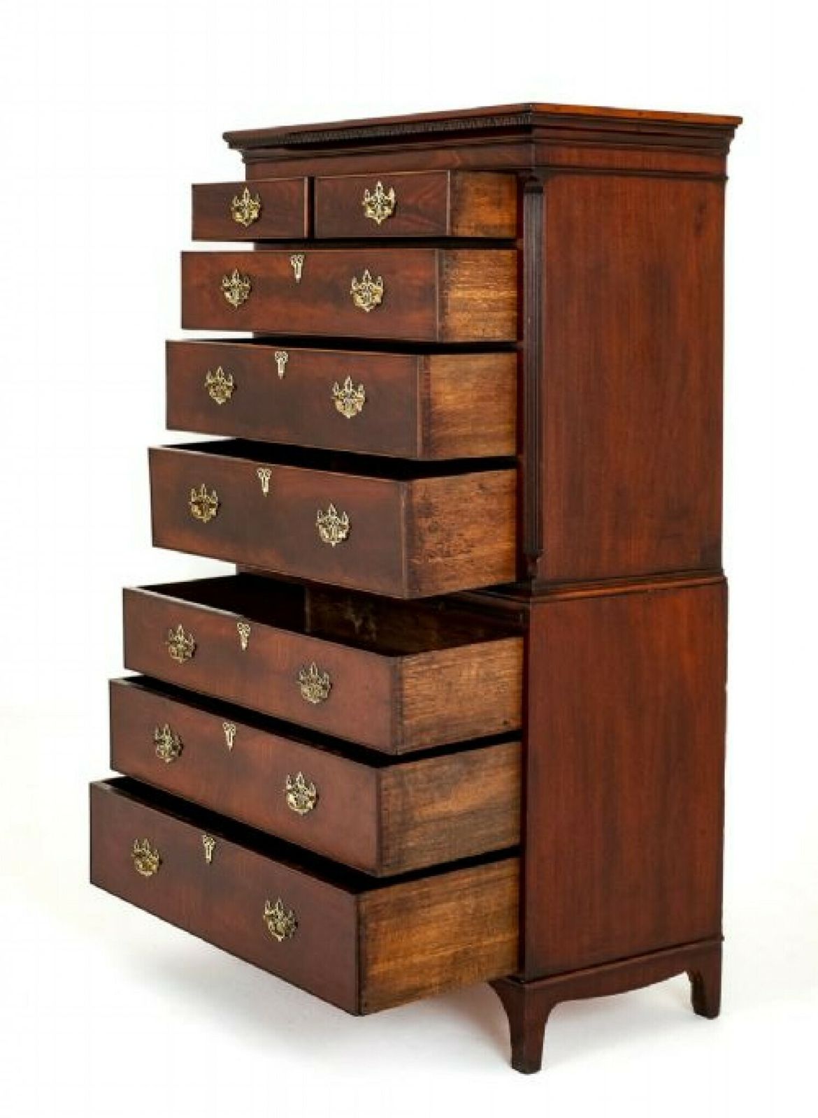 Georgian Chest On Chest Period Mahogany photo 2940.0