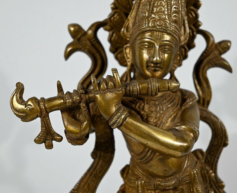 photo furniture Bronze “Krishna” – Late 19th Century