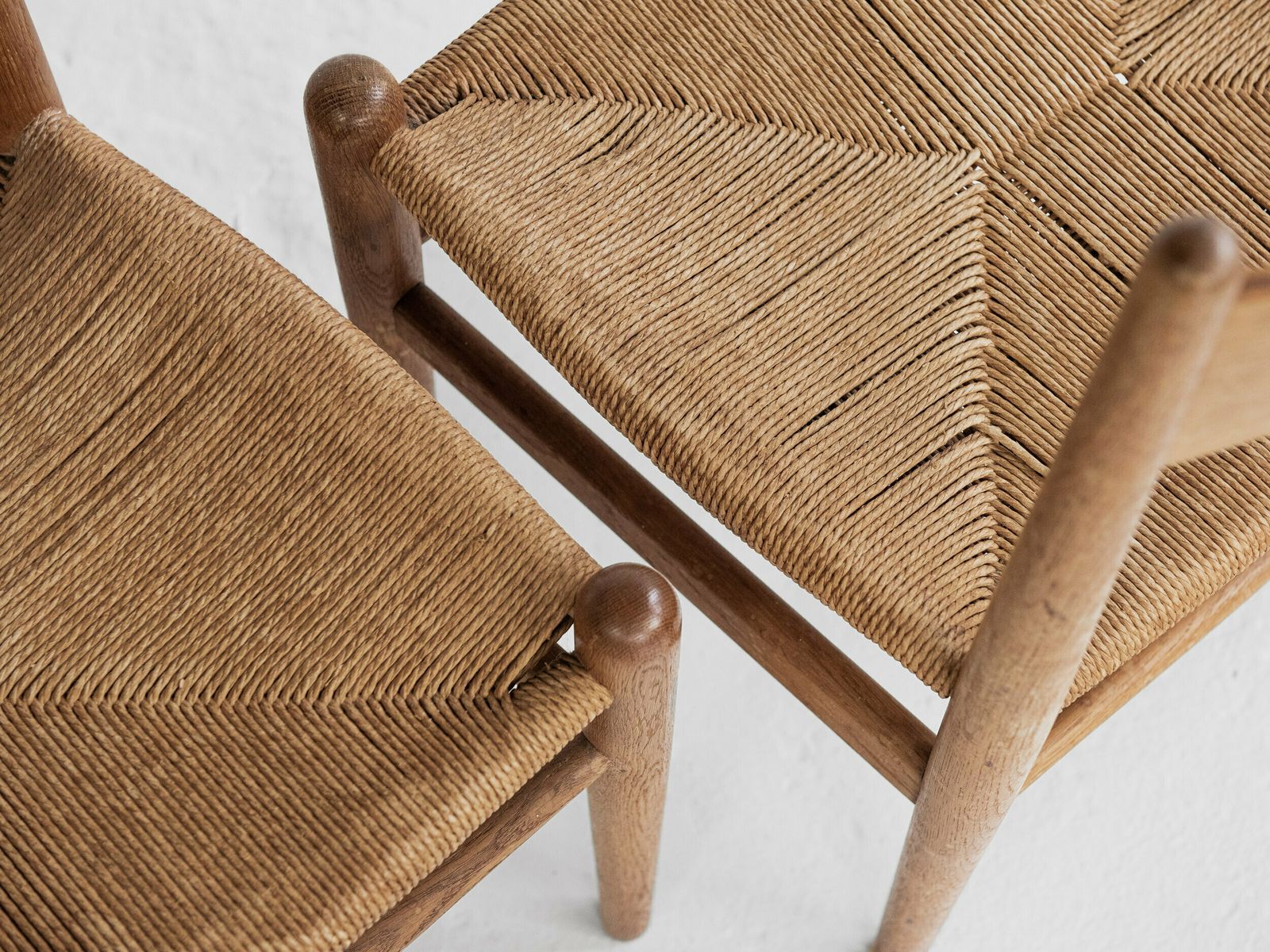 photo for sale Midcentury Danish Ch36 Chair In Oak By Hans Wegner For Carl Hansen & Søn