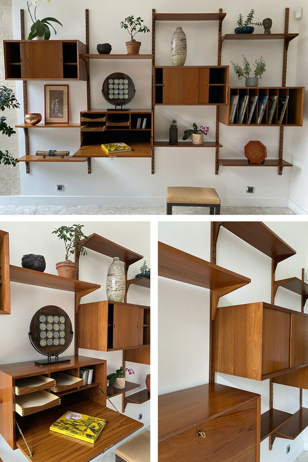 Cadovius "Royal System" 4 Column Teak Set, 1970