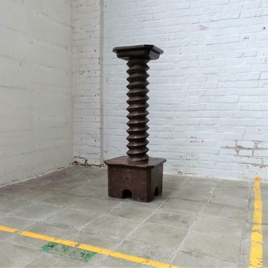 Antique Wooden Screw, 1800s
