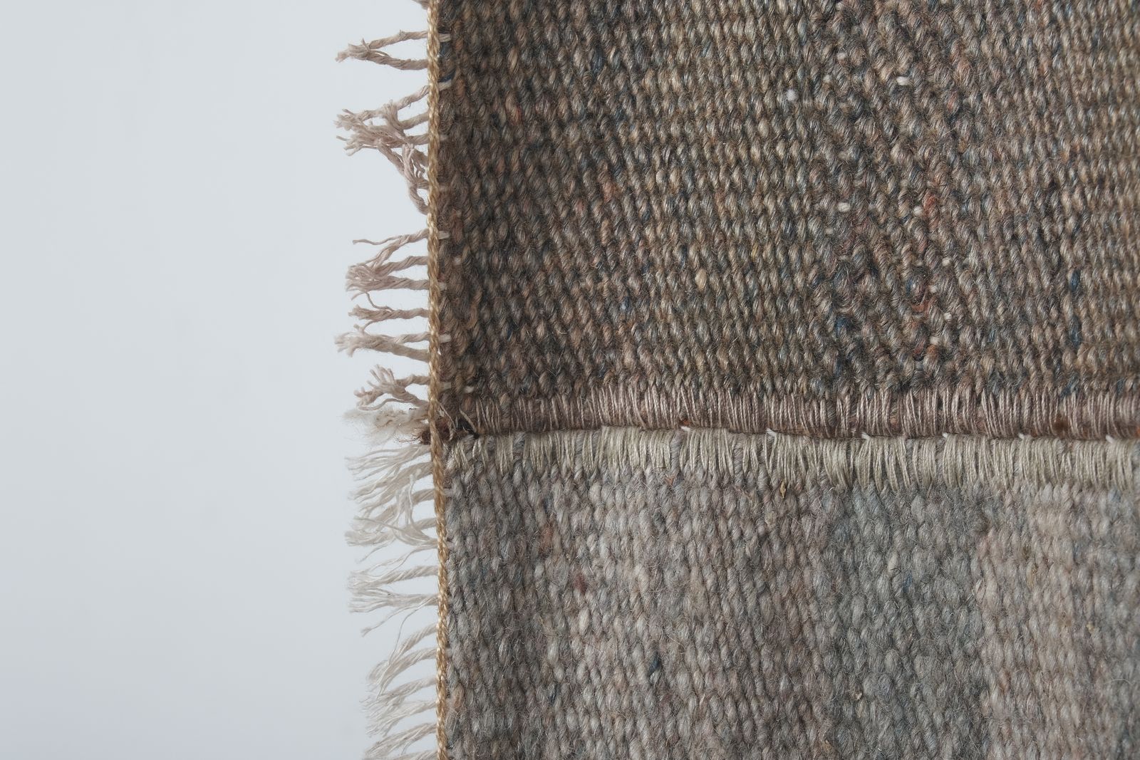 1960s Mid 20th Century Gray Anatolian Kilim Rug photo for sale