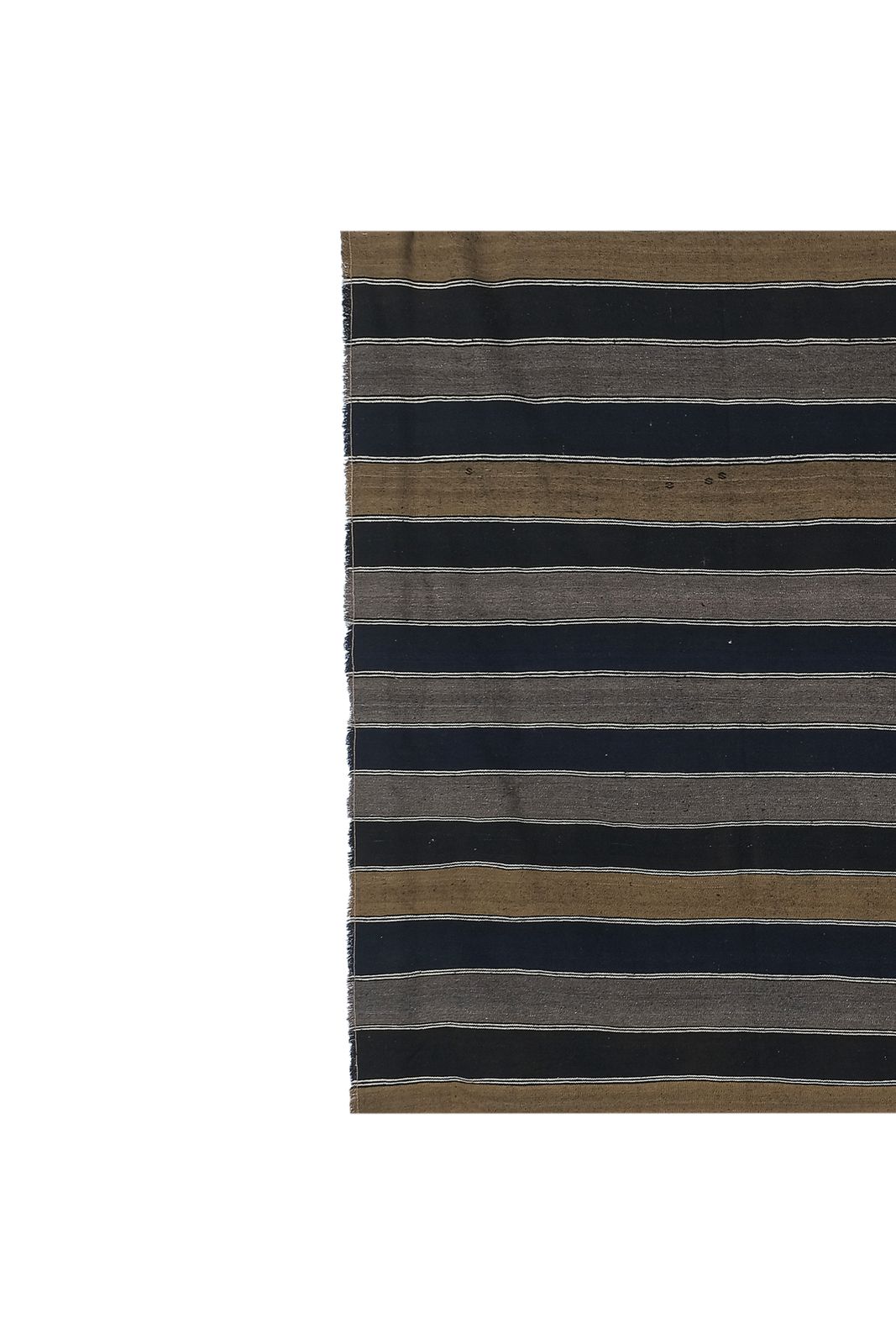 Turkish Striped Kilim Rug 6'2''X11'3'' photo furniture