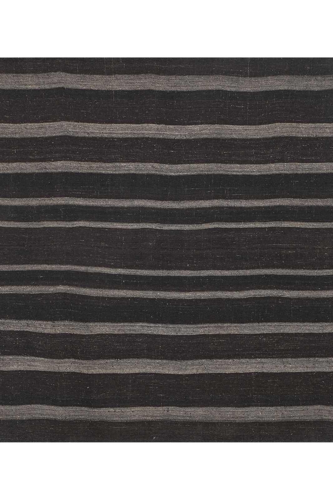 Vintage Striped Goat Hair Kilim Rug 7'4'' X 7'8'' photo 950.0