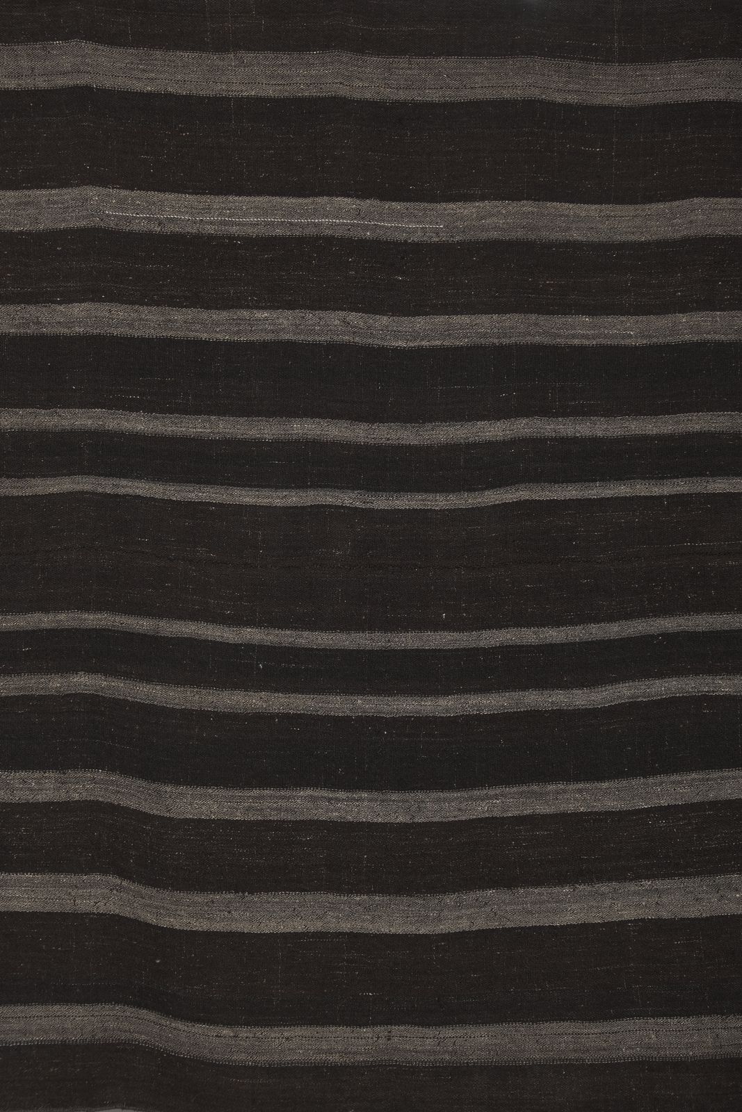 Vintage Striped Goat Hair Kilim Rug 7'4'' X 7'8'' photo vinterior