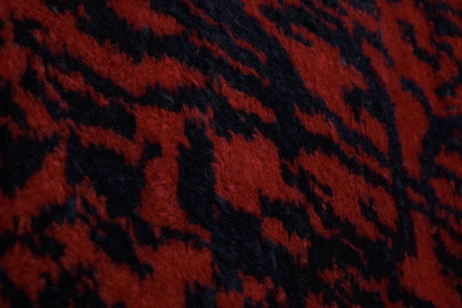 Vintage Angora Wool Turkish Shaggy Rug 3'5'' X 4'7'' photo buy