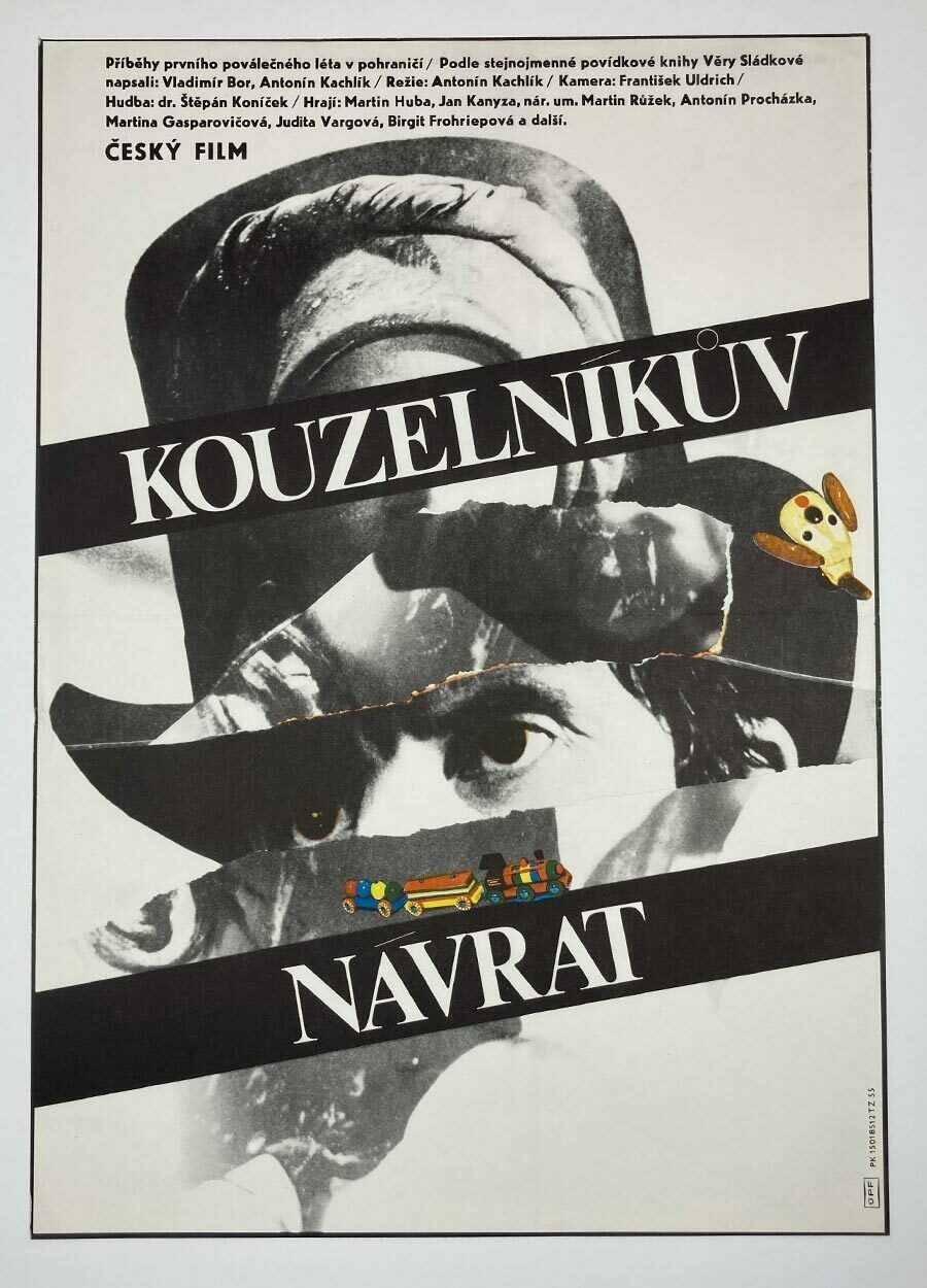 Original Film Poster, The Return Of A Magician, Milan Grygar, 1985, Genuine Czech Vintage Print