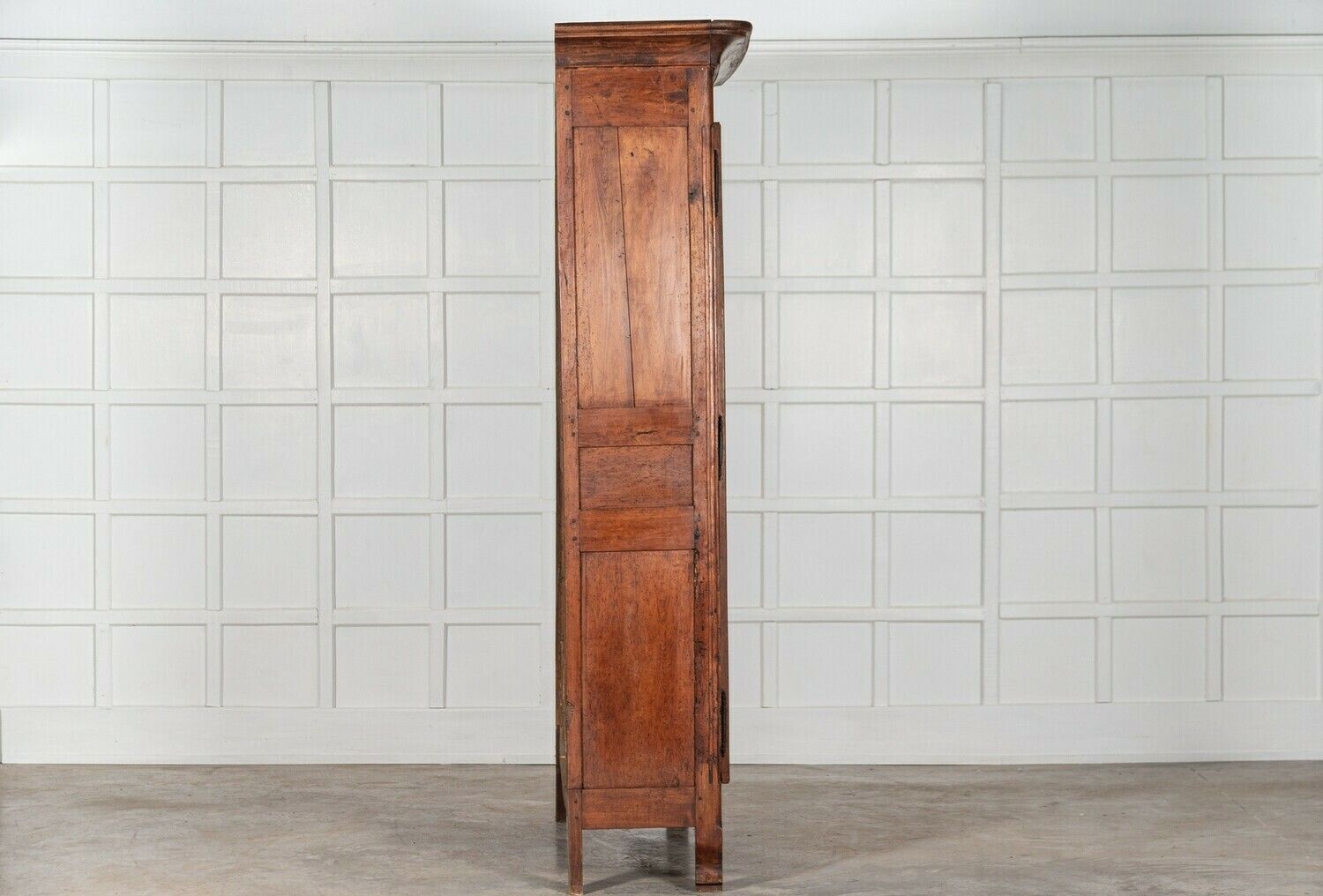 photo furniture 19thc French Glazed Fruitwood Armoire / Vitrine