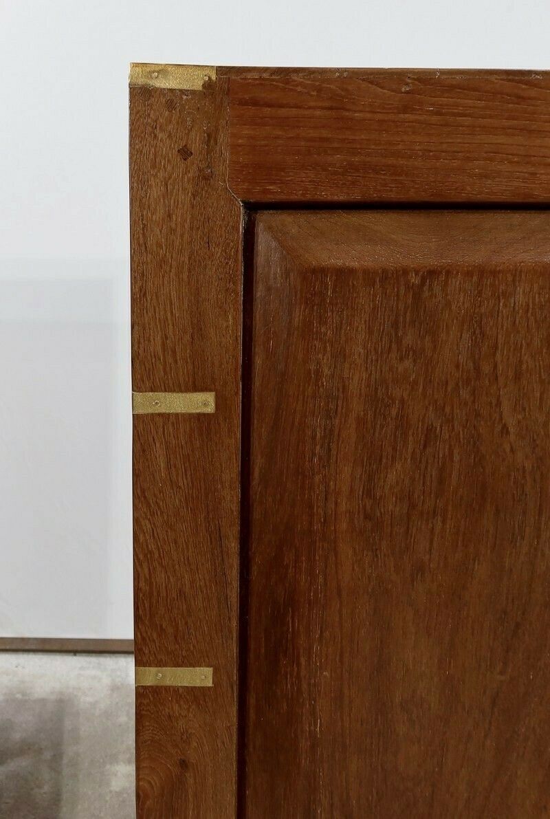 photo buy Navy Chest Of Drawers In Solid Teak, India   Xxth