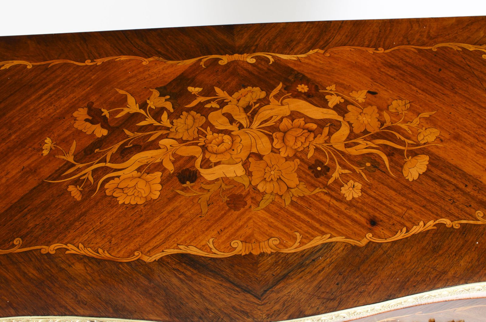 Antique French Louis Revival Kingwood Marquetry Commode  C.1880 photo Furniture