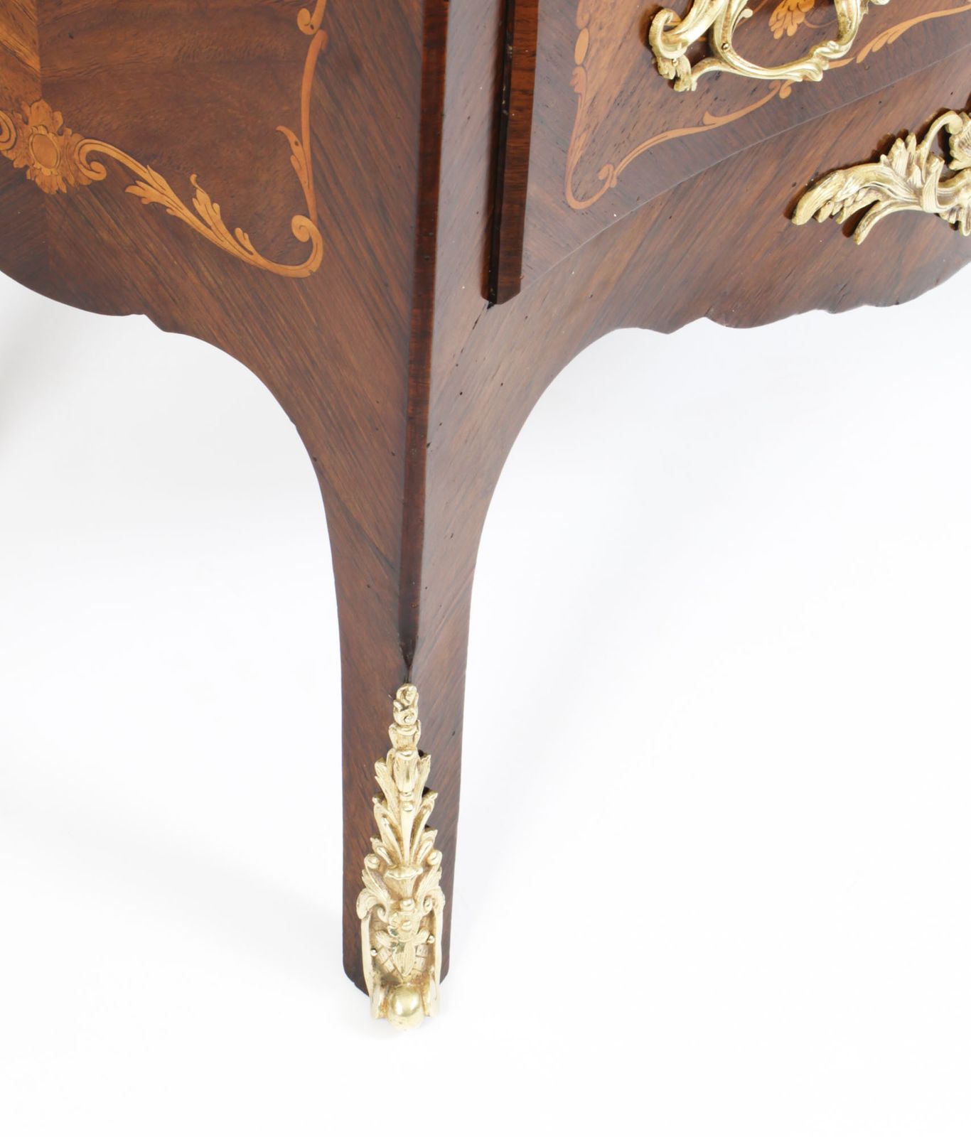 photo buy Antique French Louis Revival Kingwood Marquetry Commode  C.1880