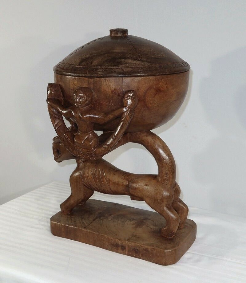 Old African Tobacco Pot, 20th, Early 20th Century photo furniture