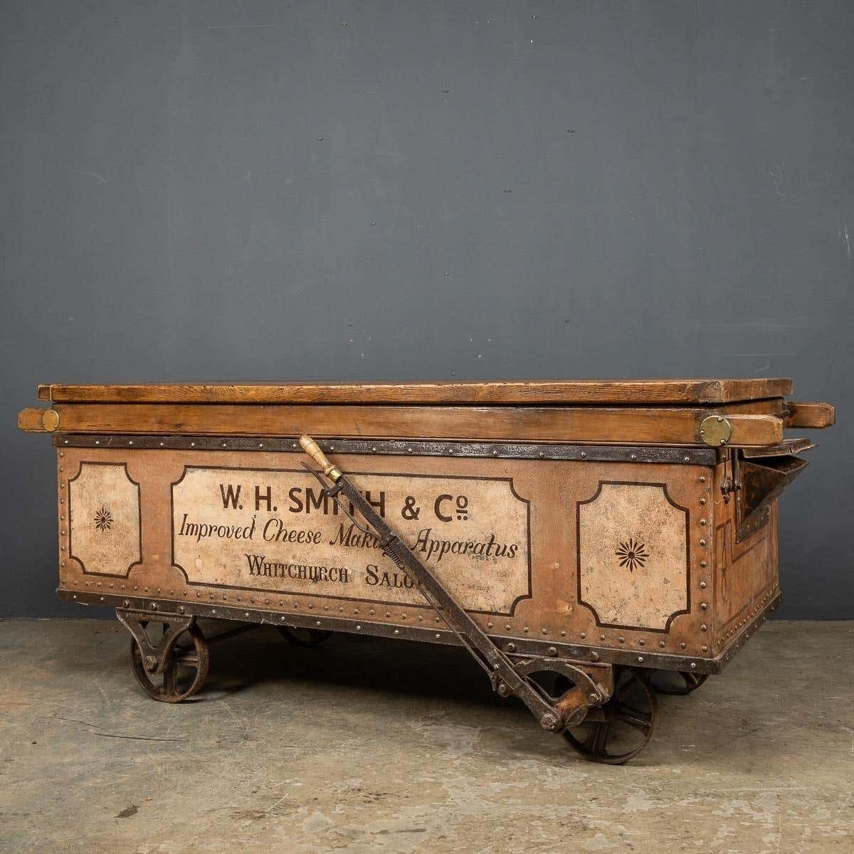 19th Century Victorian Freight Carriage With Oak Top, C.1880 photo for sale