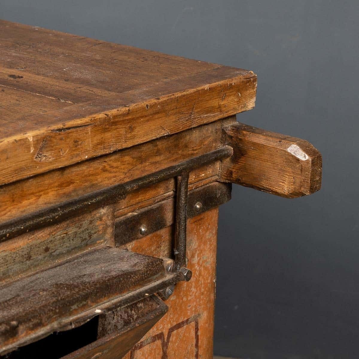 photo buy 19th Century Victorian Freight Carriage With Oak Top, C.1880