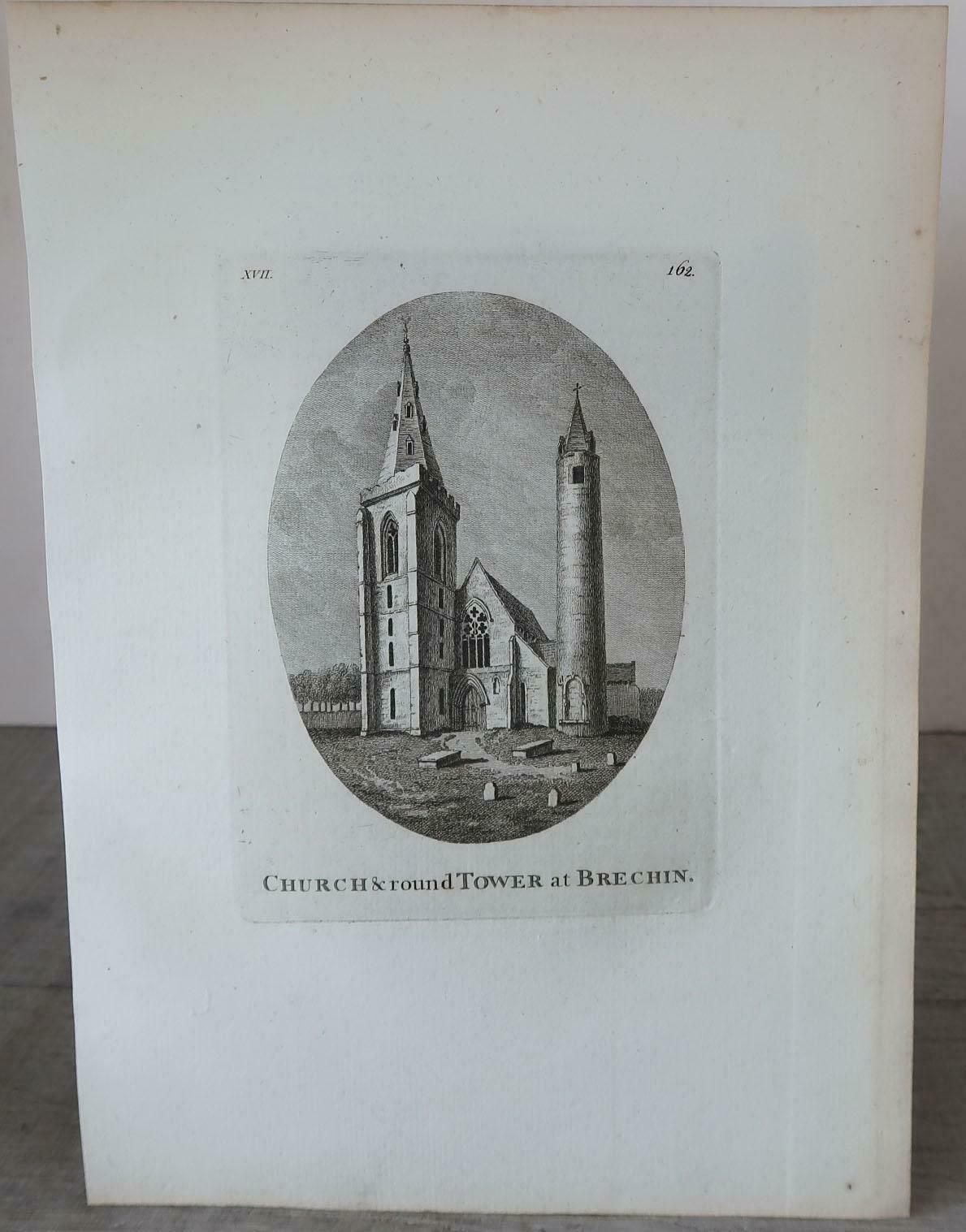 Set Of 8 Antique Prints Of Scottish Castles, Circa 1770 photo buy