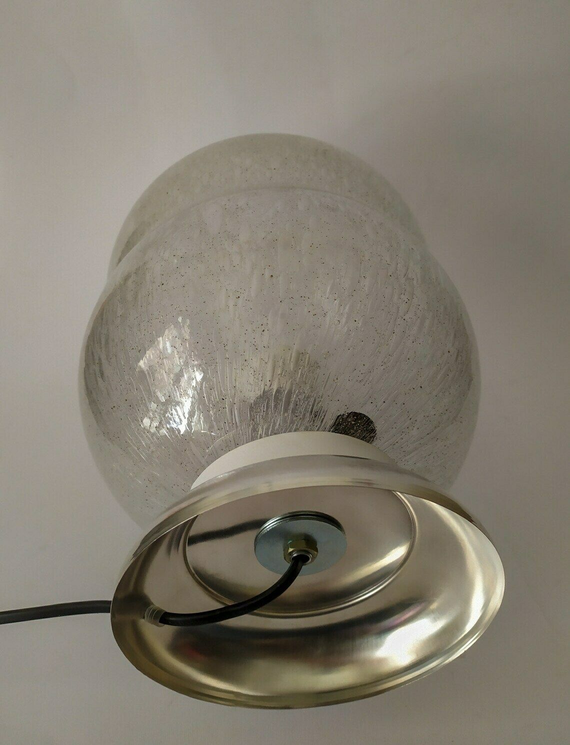 Bilobo Desk Light Vintage Design Tobia Murano Glass Shoe Space Age Table Lamp Ball Sphere Italian Boule photo 328.8