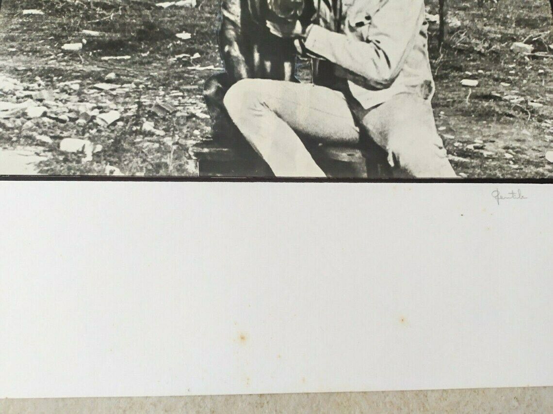 Elvis Presley 2 Photos Lithographs Applied On Vintage Paper Design Bino Jacopo Gentili Graphic Picture Poster Print photo vinterior