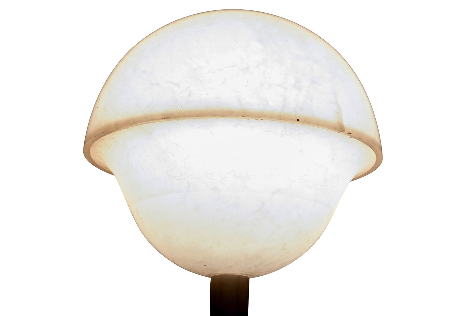 photo furniture Early 20th Century Swedish Alabaster Figural Lamp