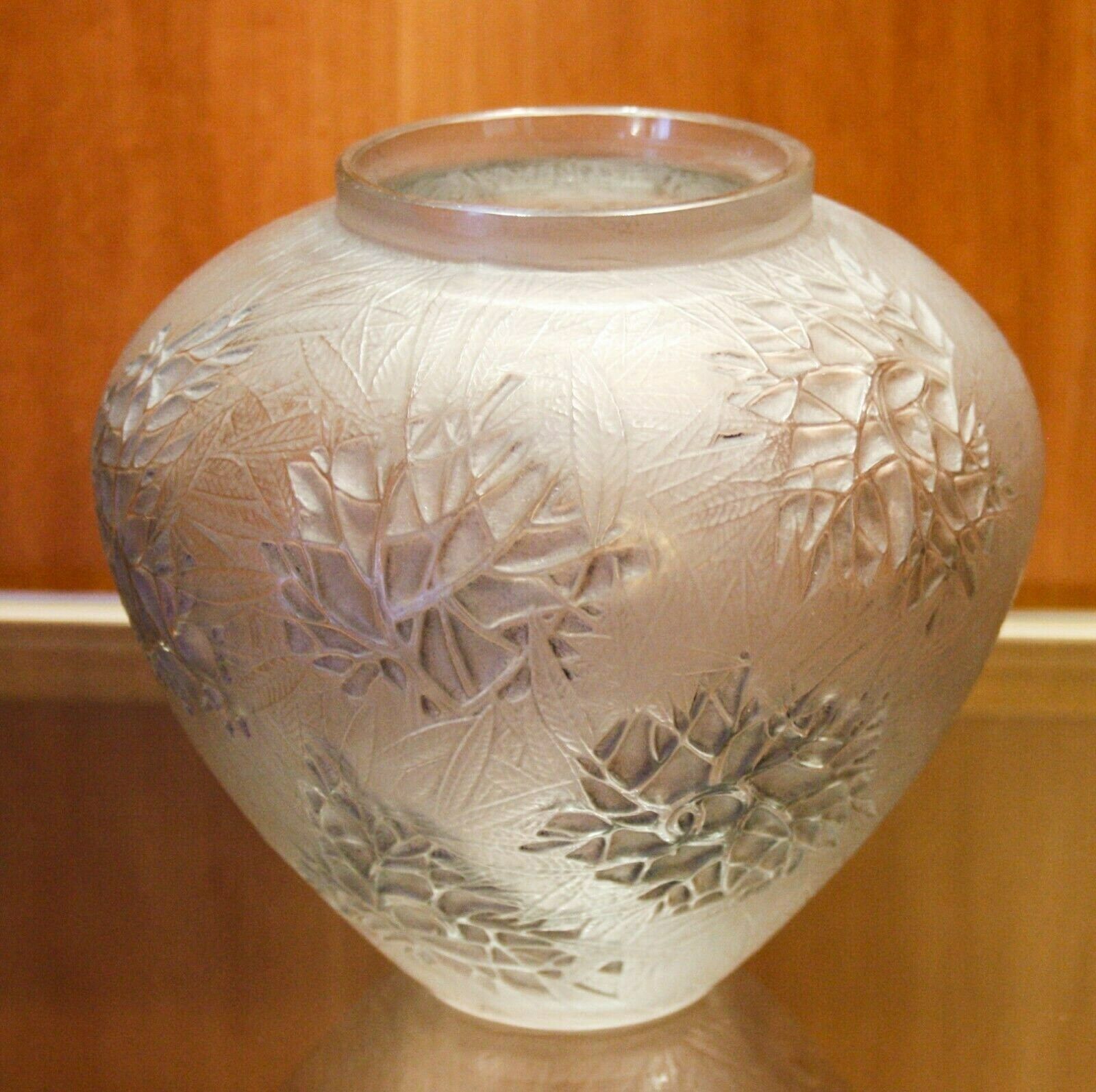 Renè Lalique France Vase Esterel Glass Vintage Glass Art Nouveau Liberty 1923 photo furniture