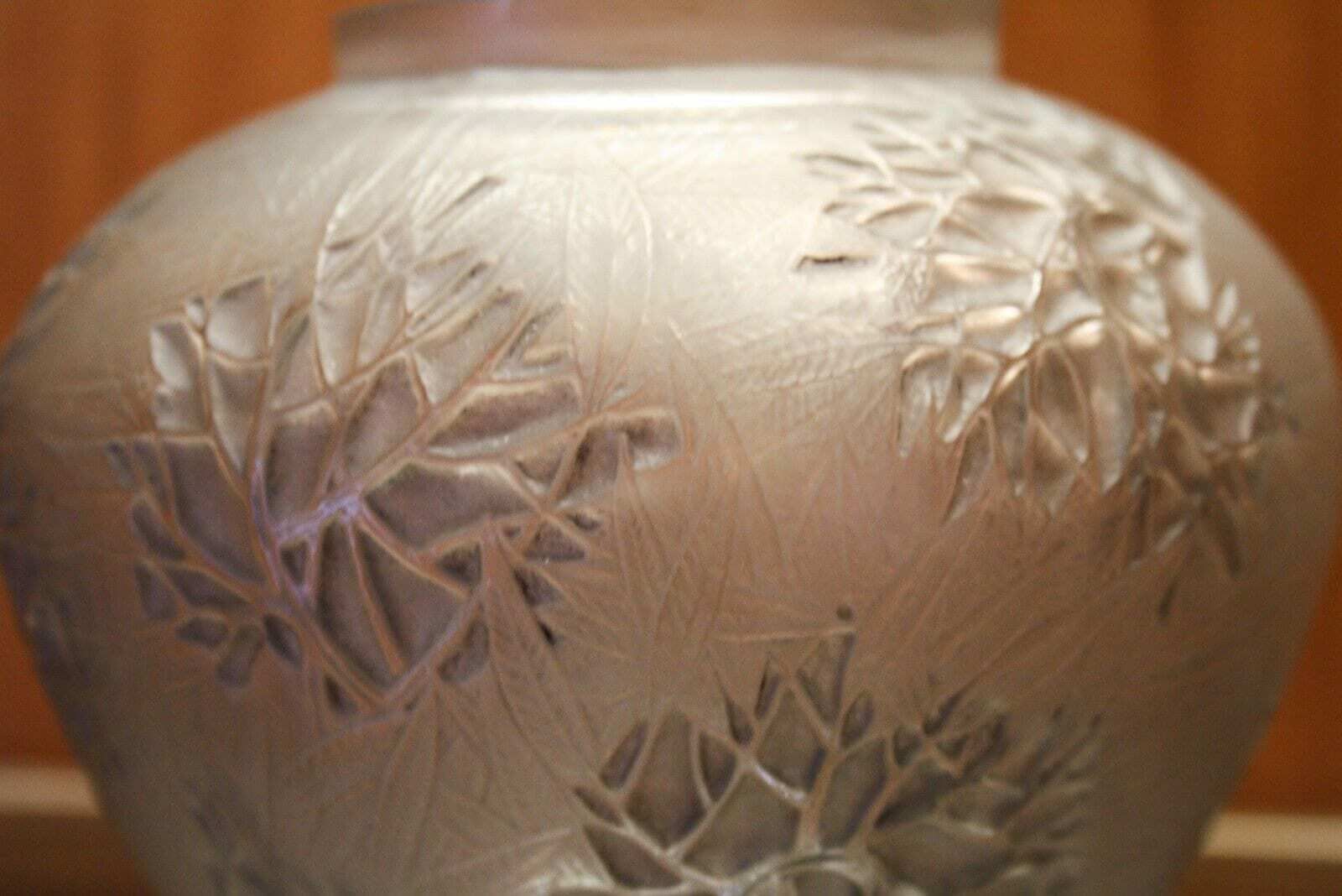 Renè Lalique France Vase Esterel Glass Vintage Glass Art Nouveau Liberty 1923 photo Home Decor