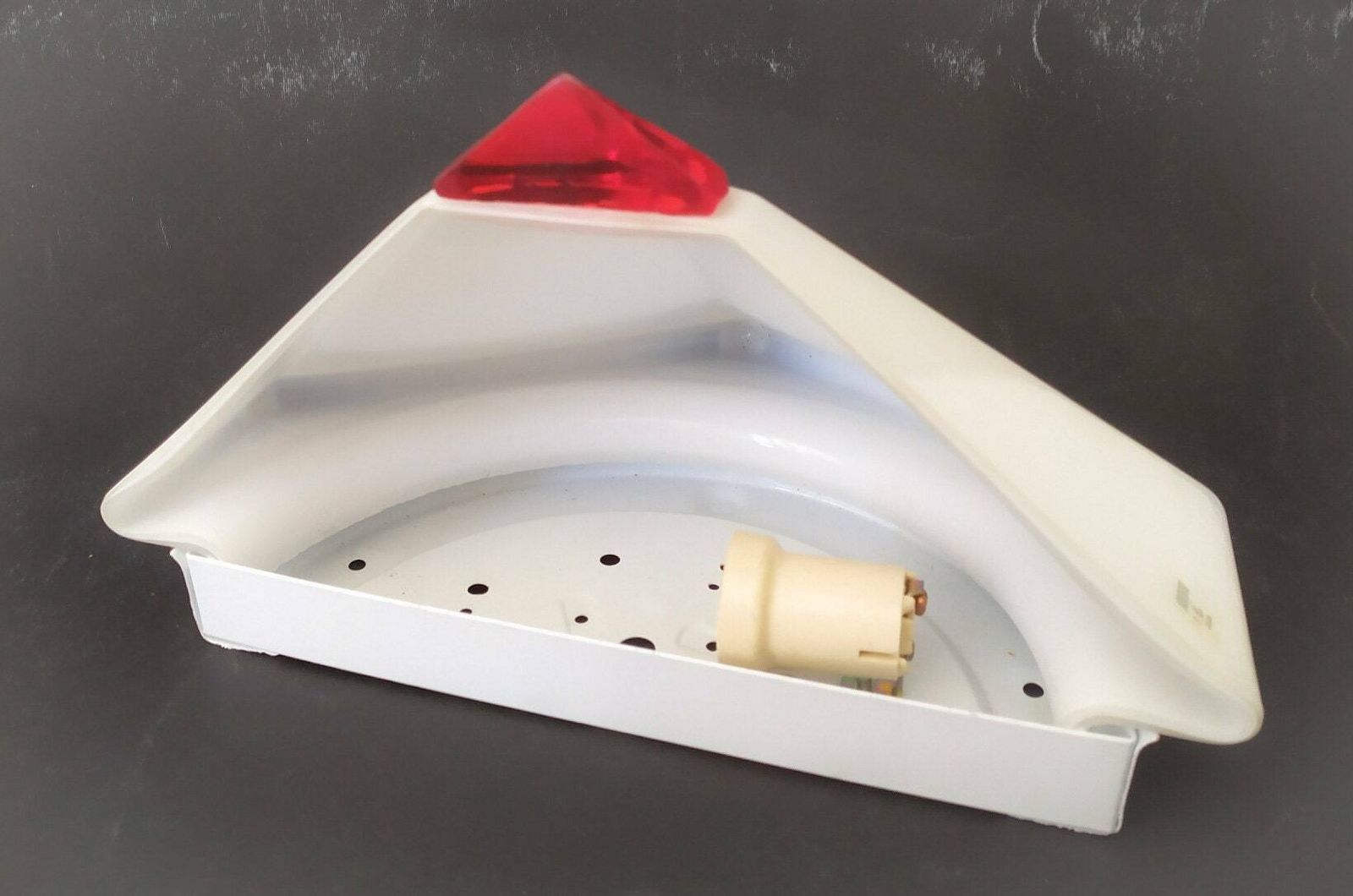 Wandlamp Matita Design Federica Marangoni Murano Glas Wit En Rood Vintage Jaren 80 Italiaanse Glazen Wandlamp Nason photo vinterior